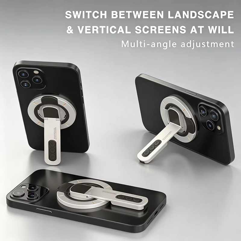 Phone Accessories Vendor - Dubbelzijdige magnetische vinger ringhouder draaibare telefoonstandaard