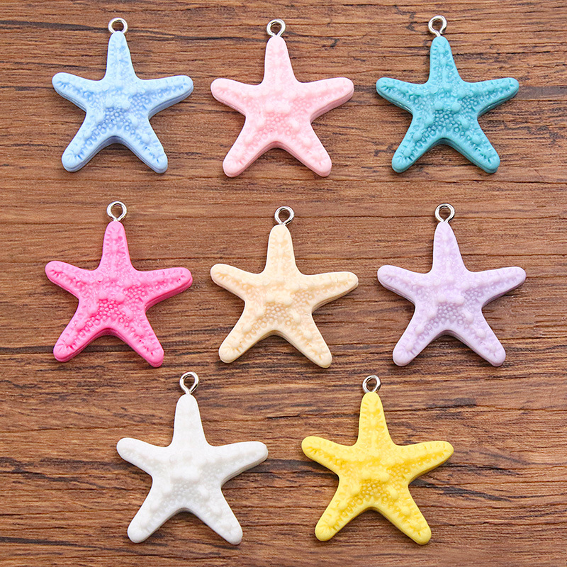 Phone Accessories Jewelry - 10 stuks Dopamine Kleur Zeester Hars
