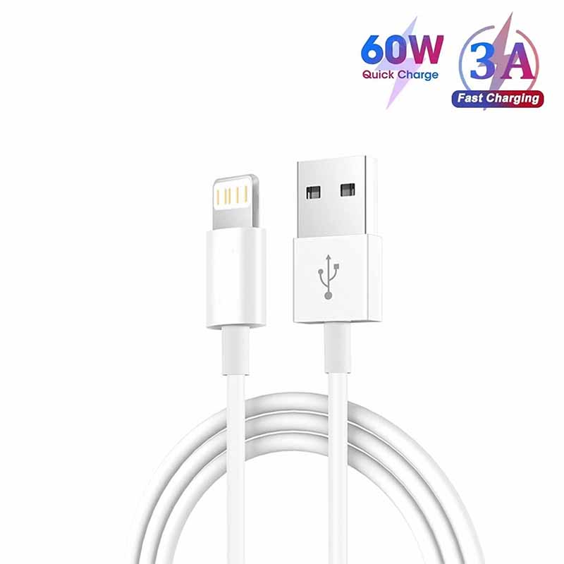 Phone Accessories Unique - 3A USB A naar Lightning-kabel voor