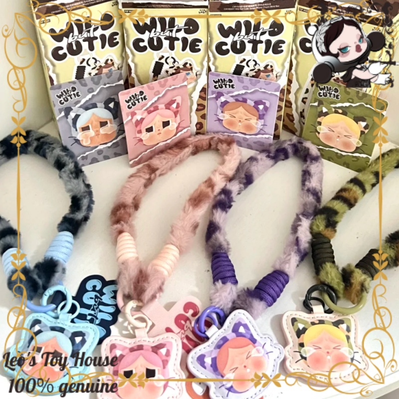 Phone Accessories Popmart - POPMART CRYBABY Luipaardkat Serie Telefoonkoord Blind