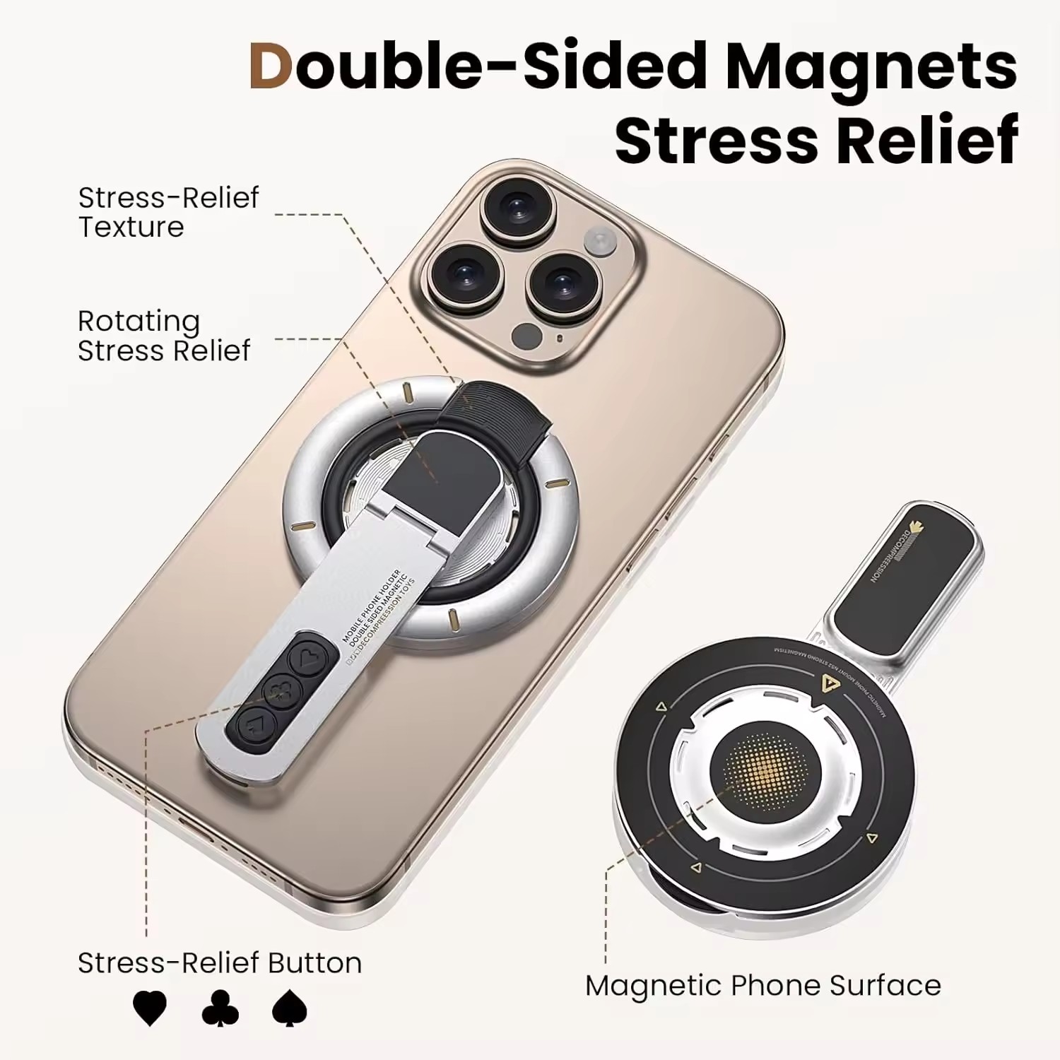 Dubbelzijdige magnetische ving - Phone Accessories Vendor recensie en prijs