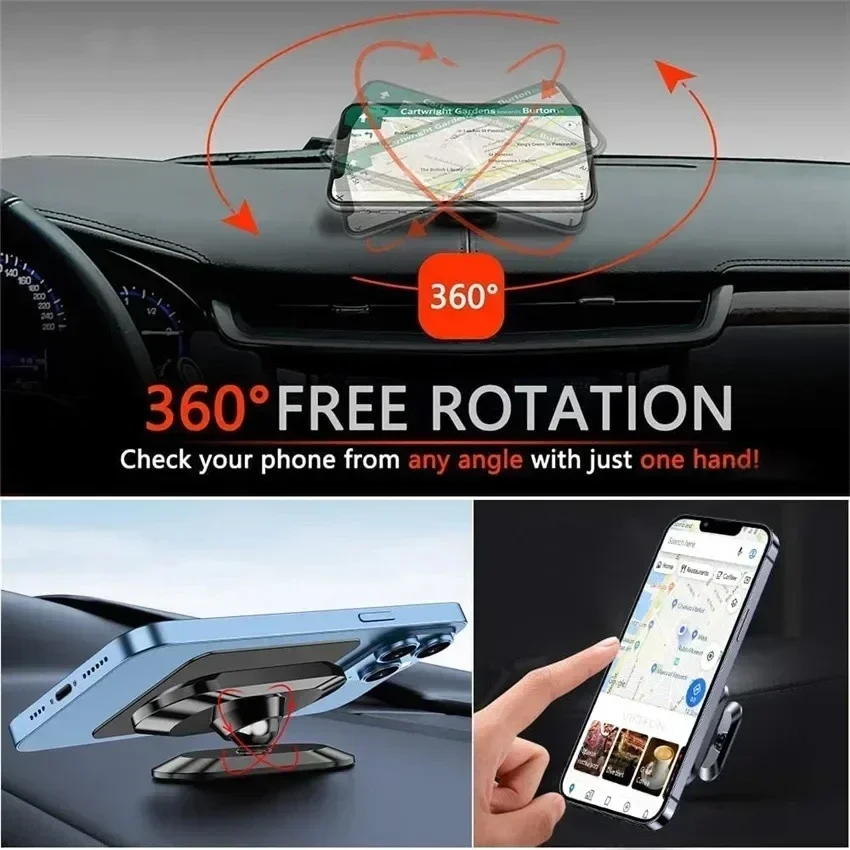 360 °   Magnetische autotelefo - Phone Accessories Holder Car recensie en prijs