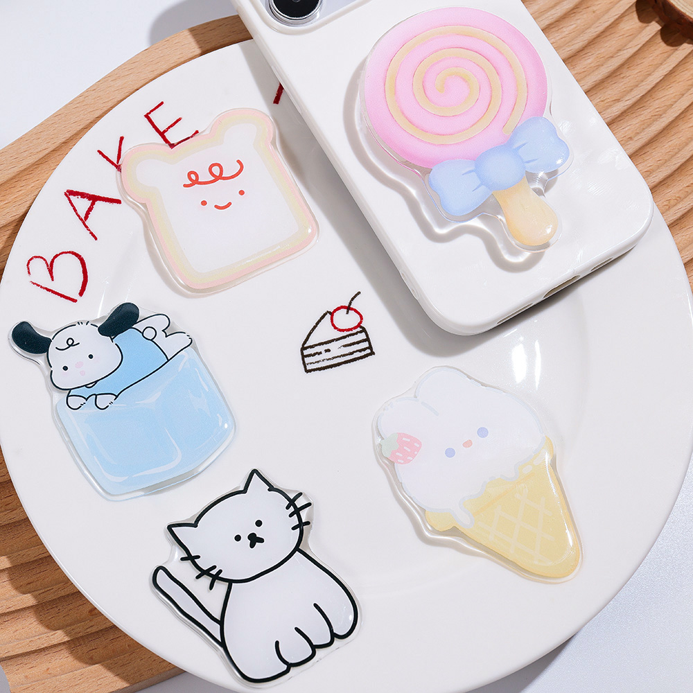 Leuke Cartoon Grip Tok Acryl O - Phone Accessories Vendor recensie en prijs
