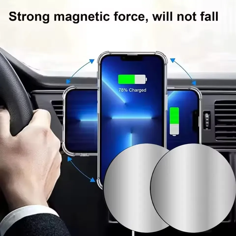 1-5PCS 8CM magnetische metalen - Phone Accessories Holder Car recensie en prijs