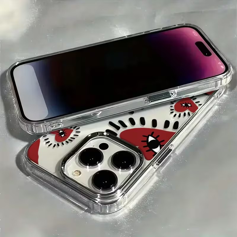 Uniek rood hart oogframe zacht - Phone Accessories Unique recensie en prijs