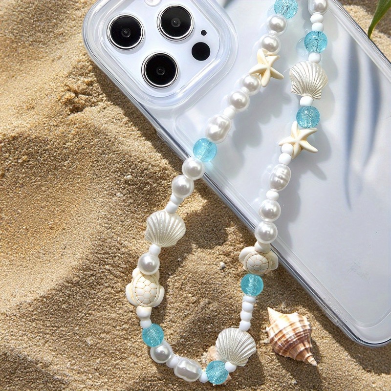 Blauwe Zee Ster Shell Kralen T - Phone Accessories Box Set recensie en prijs