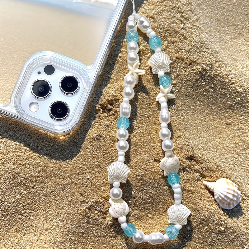 Blauwe Zee Ster Shell Kralen T - Phone Accessories Box Set recensie en prijs