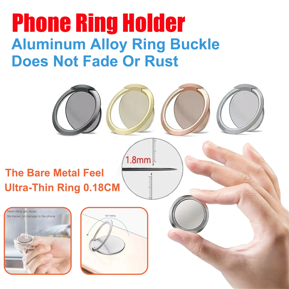 Ultradunne metalen ringhouder  - Phone Accessories Vendor recensie en prijs